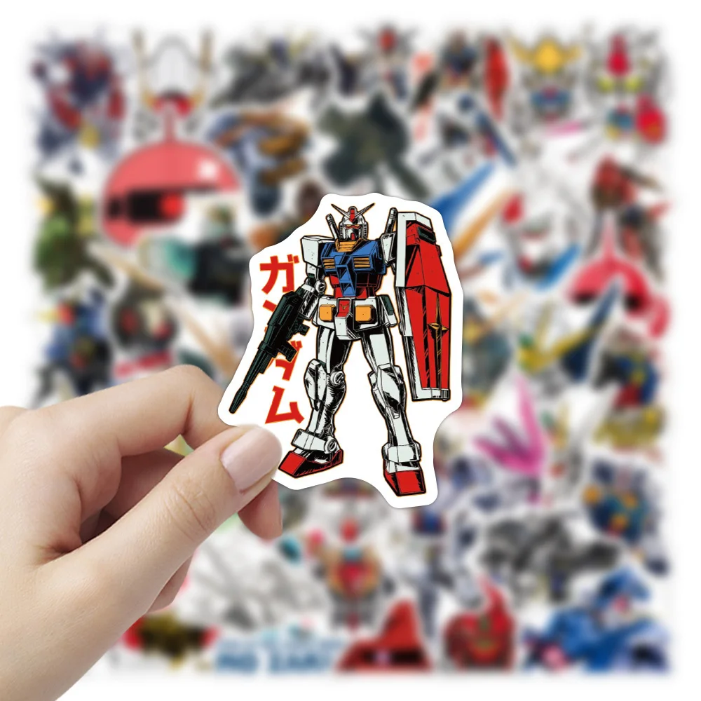 10/30/50PCS Anime GUNDAM Cartoon Stickers DIY Motorcycle Luggage Guitar Skateboard Cool Graffiti Classic Kid Sticker Vinyl Decal