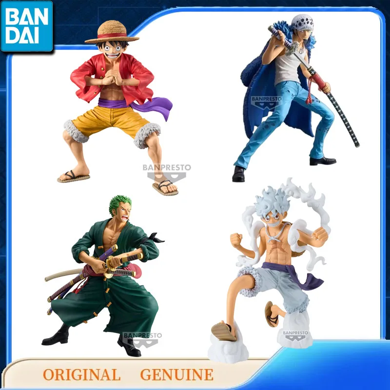 

Bandai Original ONE PIECE GRANDISTA MONKEY.D.LUFFY GEAR5 RORONOA ZORO TRAFALGAR.LAW Anime Action Figures Gift Model Ornaments