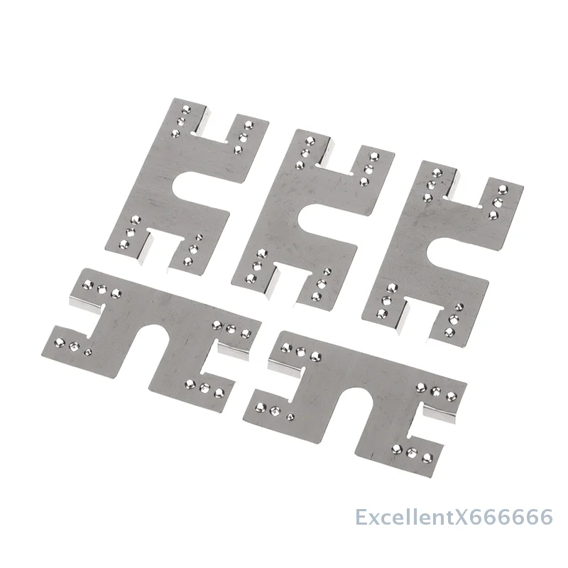 20Pcs PV Grounding Clip and Washer Set, 28x50mm, Suitable for Solar Panel Conductive Sheet Puncture Gasket