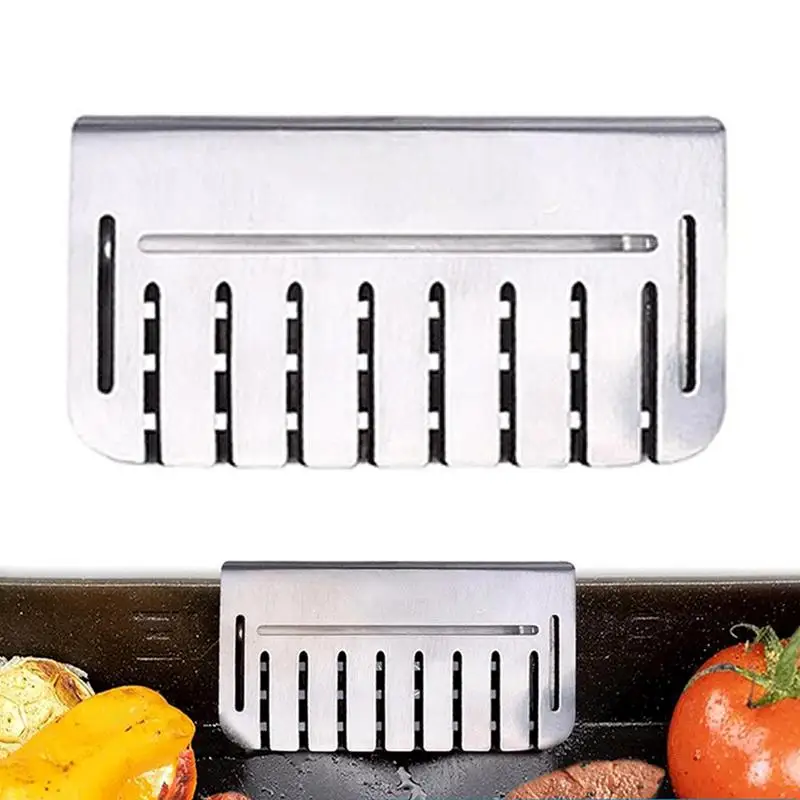 Food Mesh Screen Block Grease Trap Grill Griddles Anti-Clogging Design Grease Gate Rustproof Grease Trap Blocker Easy-to-Clean