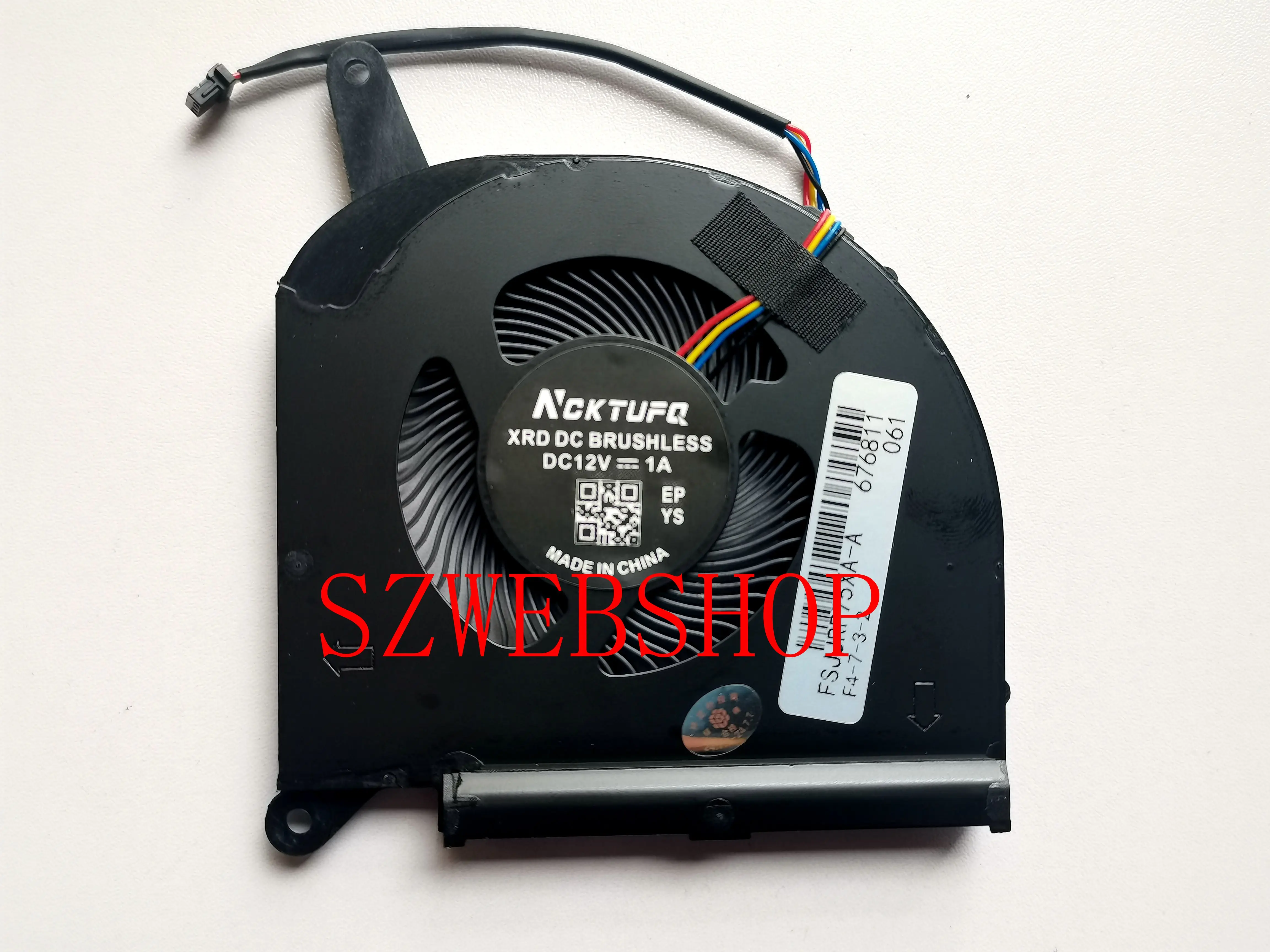 Imagem -05 - Ventilador de Gpu Cpu Portátil Espessura do Ventilador 1cm Compatível com Gigabyte Aorus 17 Rx7pxe Aorus 17 SA wa ya xa 17 Ye5 Xe5 Ke5 17 Ye4 Ke4 Novo