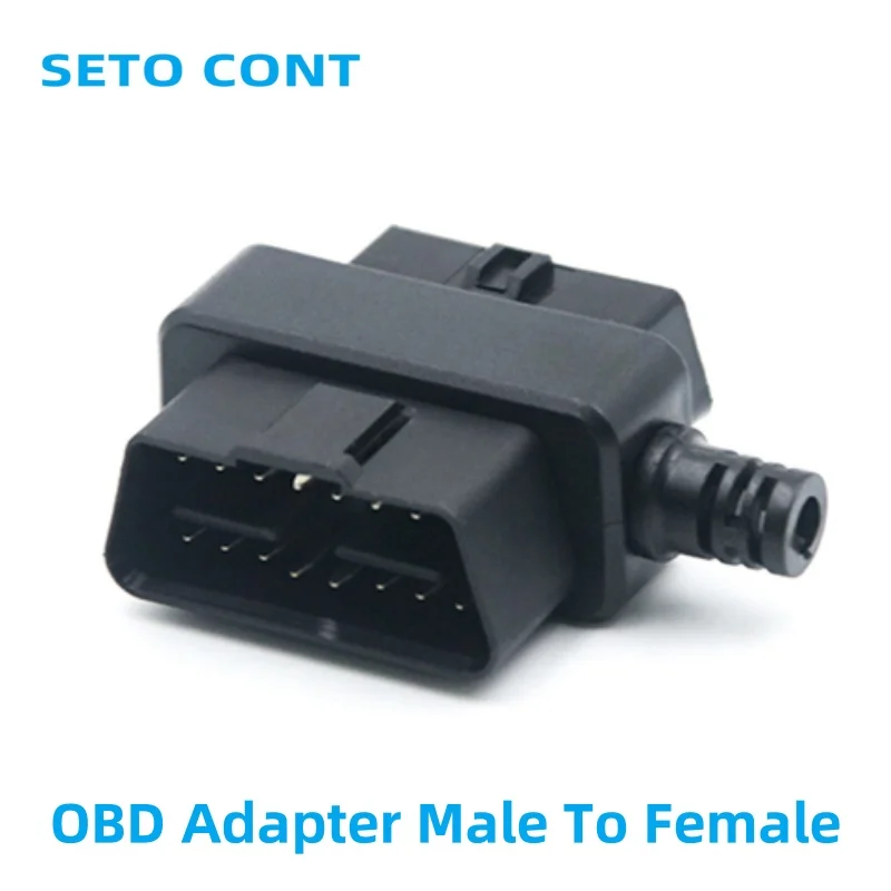 12/24V J1962 16 Pin Mini Type Small Size OBD Connector Male to Female OBD2 Adapter OEM Assembled for OBD Diagnostic Device