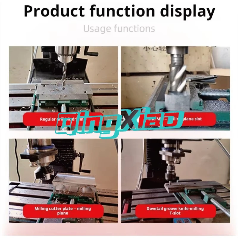 Small Vertical Manual Metal Drilling And Milling Machine High Precision Compact Multifunctional Structure for Industrial Process