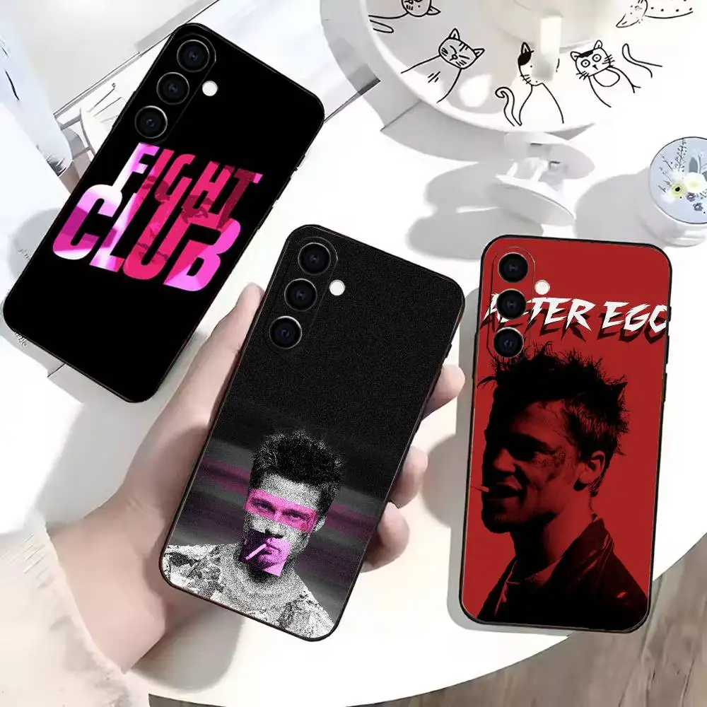 

Movie Fight Club Phone Case For Samsung Galaxy A73,A72,A71,A70,A53,A52,A51,Soft Silicone Black Cover