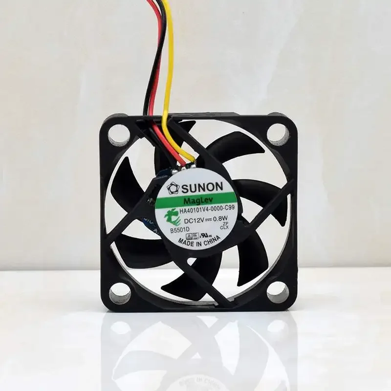 8pcs for SUNON HA40101V4-0000-c99 4010 40MM 4CM 40*40*10 Cooling fan 12V 0.8W 0.06A 3pin Support velocimetry