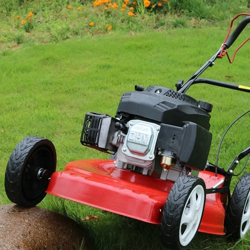 Gasoline Lawn Push Mower High Power Lawn Mower For Grass Cutting Artifact 20 Inch Lawn Trimmer