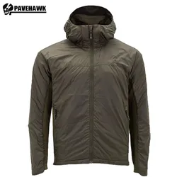 Chaqueta táctica multibolsillo para hombre, abrigo de camuflaje TLG, acolchado de algodón ligero, grueso, cálido, a prueba de viento, Invierno