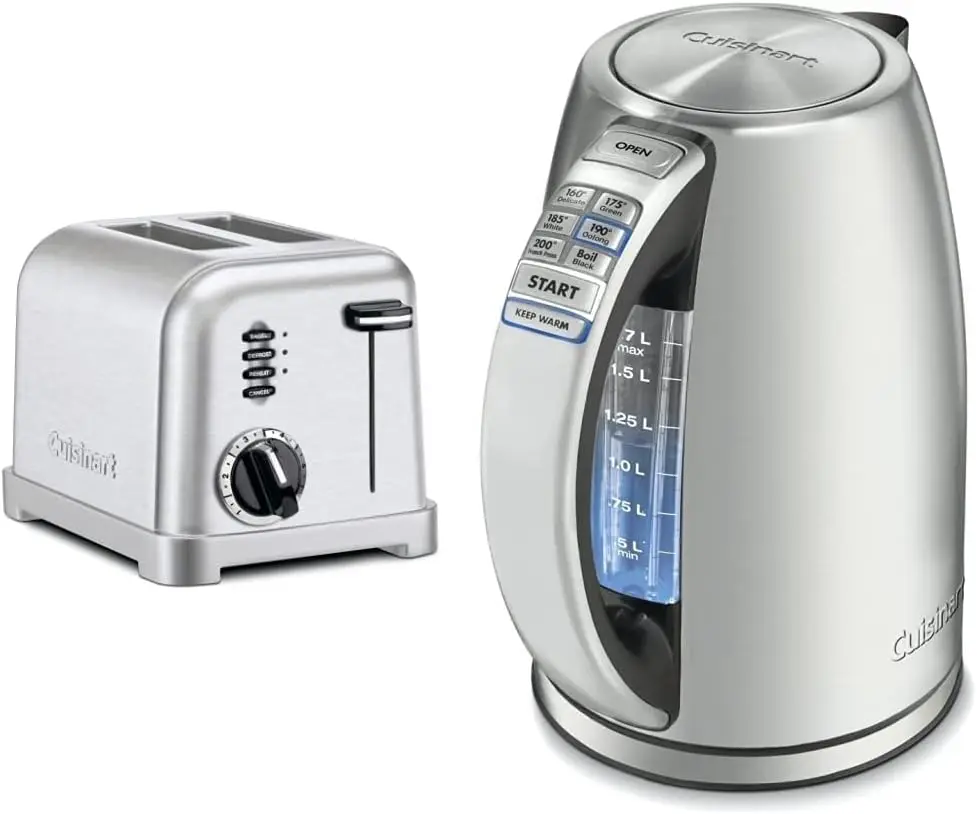 غلاية شاي معدنية لاسلكية كهربائية ، محمصة كلاسيكية من قطعتين ، فولاذ مقاوم للصدأ مصقول ، ، تقدير ، لتر ، معدن