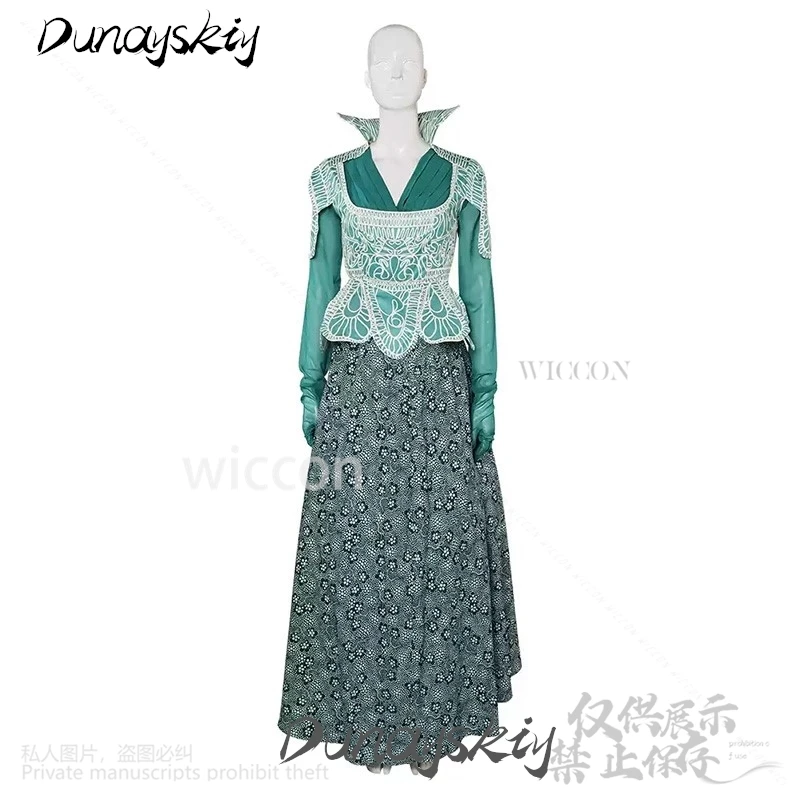 Wicked Madame Morrible Cosplay Fantasia Costume Disguise For Female Women Lolita Dress Roleplay Outfits Halloween Customized