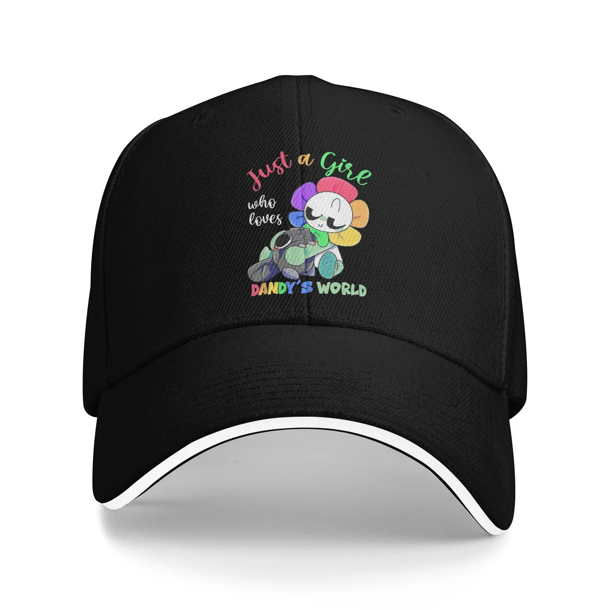 

Just A Girl Who Love Dandy Outfit Бейсболка унисекс Dandy's World Dad Hat Ретро Формальный головной убор Регулируемая солнцезащитная кепка