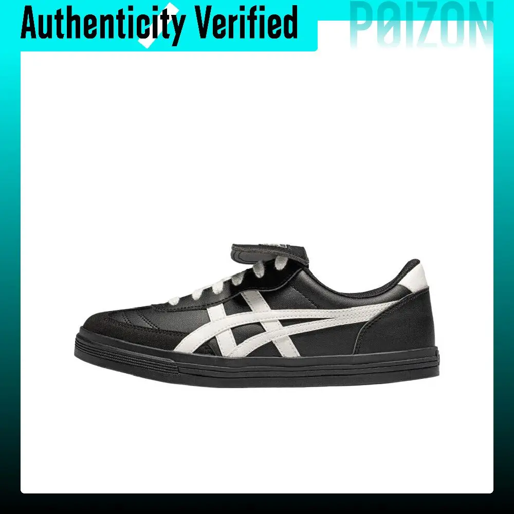 ASICS Aaron Abrasion Resistant Low top Skateboard Shoes Unisex Black 1203A720-001