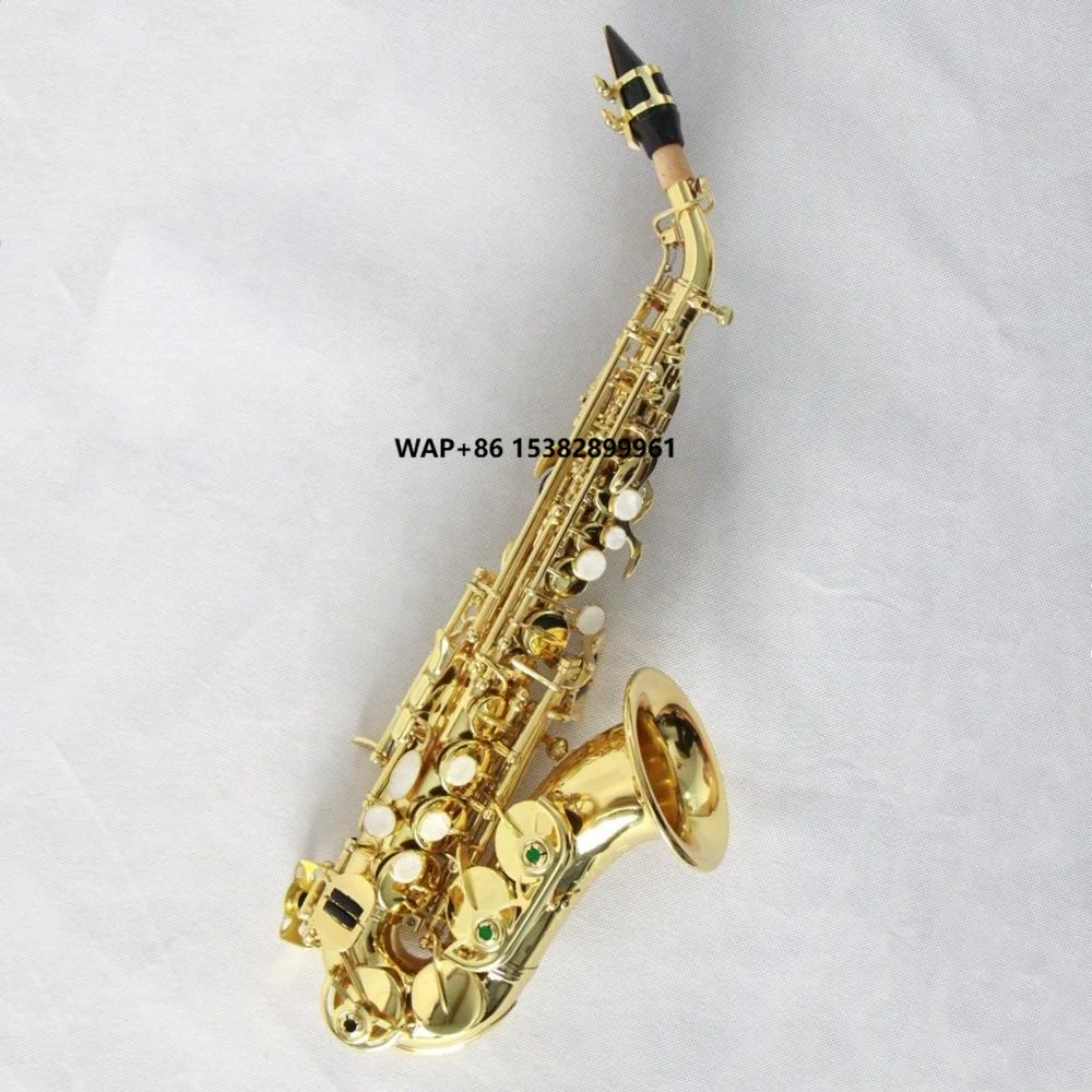 

Best Handmade Small Curved Saxophone High F# Engraved Orchestra Saksafon Saxofoon Saksofon with BB Tone Direct Wholesale