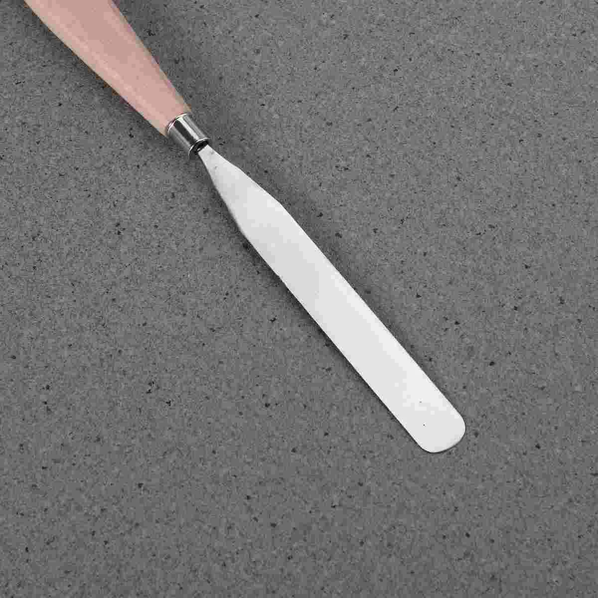 Cake Great Scrape Woody Paddle Grill Scraper Spatula Bamboo Wooden Scrapers Painting