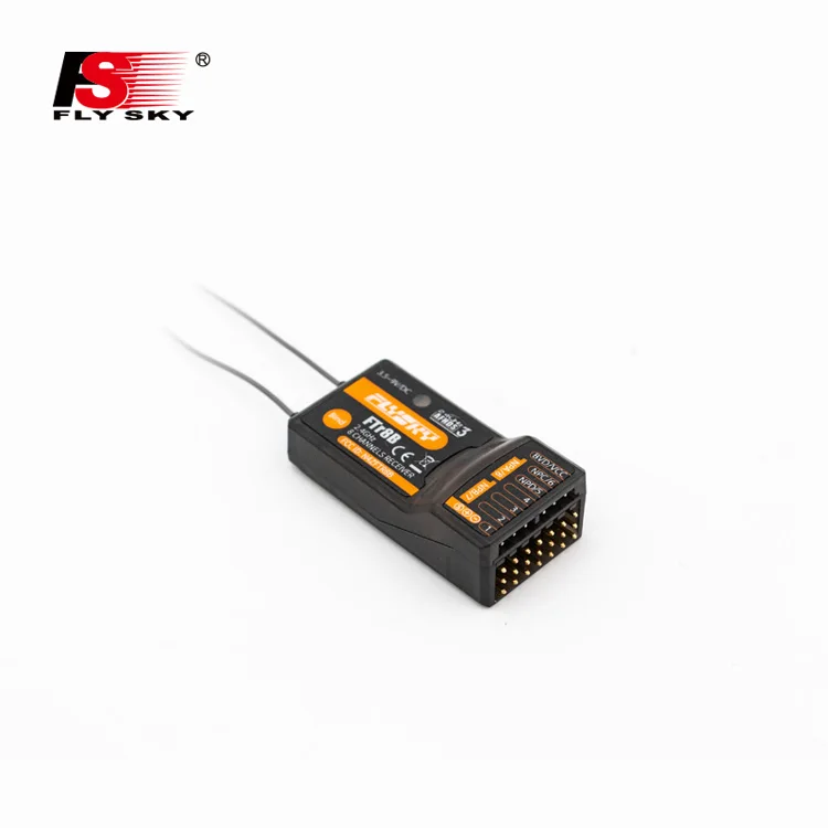 

FlySky FTR8B receiver dual antenna dual loop receiver suitable for PL18/NB4/NB4 remote control