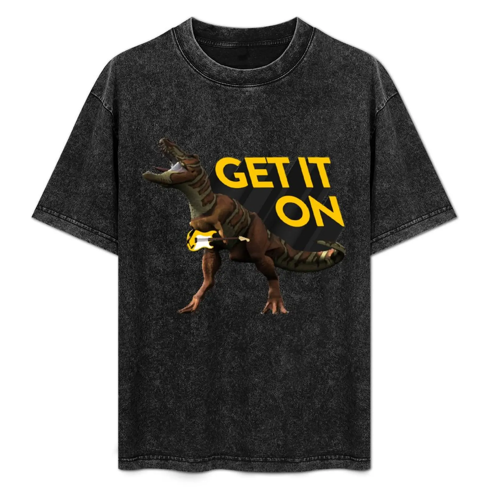 

T REX GET IT ON ROCK T-Shirt t shirt man plain t shirt man luxury shirts for man cotton funny shirts cotton 100% T-Shirt