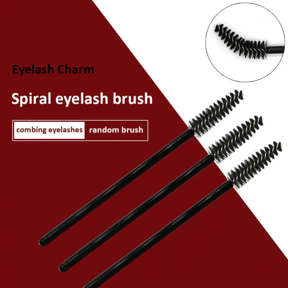 Spiraal Krul Wenkbrauw Borstel Precieze Applicatie Eenvoudig Te Gebruiken Make-Up Artist Essentiële Lash Tool Wimpers Mascara Toverstokken Zacht