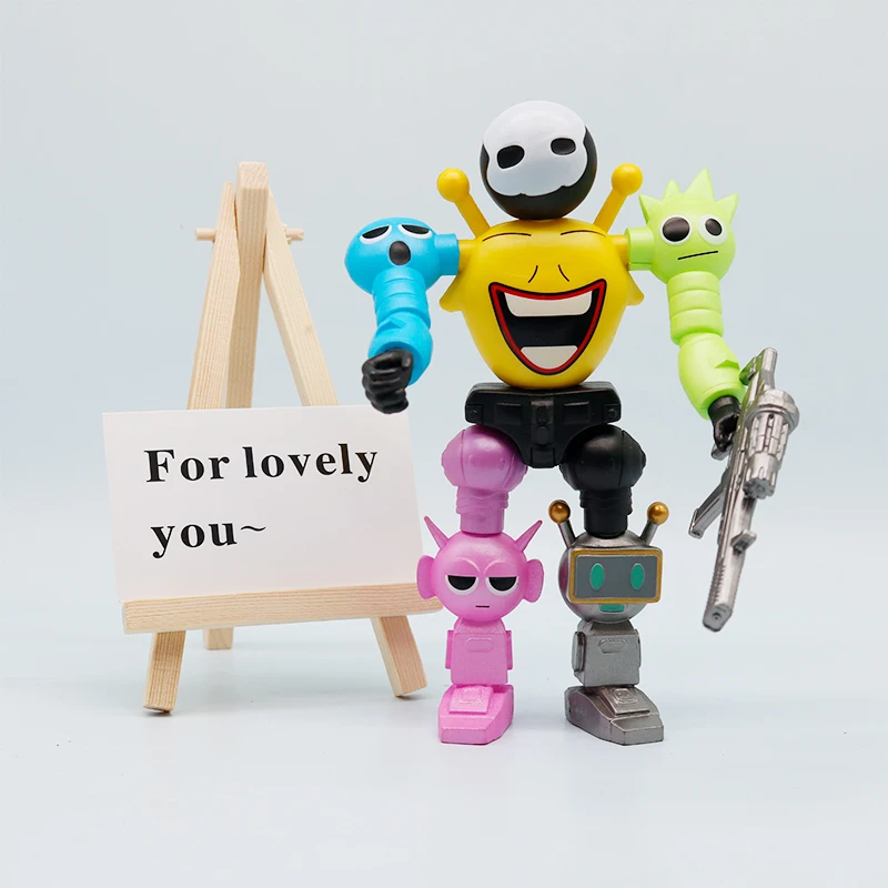 17Cm Pvc Beat Dozen Robot Gecombineerde Versie Game Action Figure Collectible Ornament Model Garage Kit Kid Speelgoed Gift