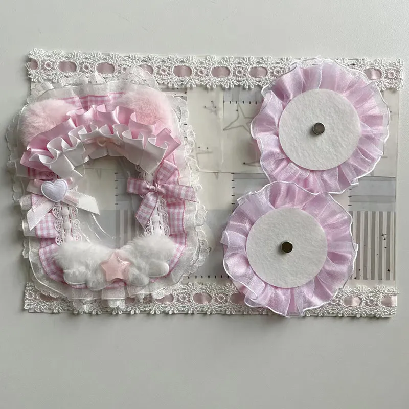 Two-dimensional Element Peripheral Finished Ribbon Pain Lazy Custom Lace Edge Card Cover Bar Diy Tie Board Lta Bag Decoration