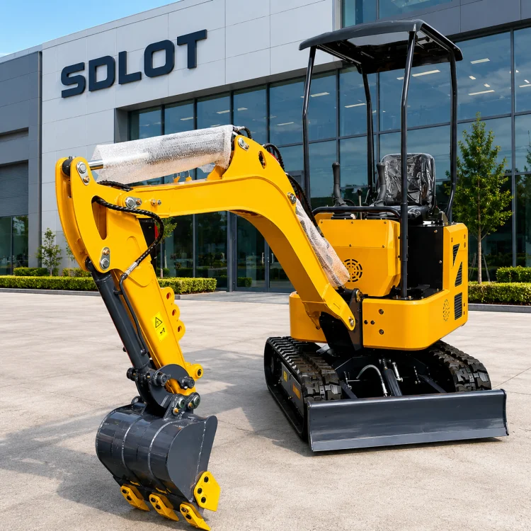 

SDLOT Free Shipping New Mini Excavator 1 Ton 2.2 Ton 3 Ton Kubota Engine CE EURO5 EPA Crawler Digger for Home Sale
