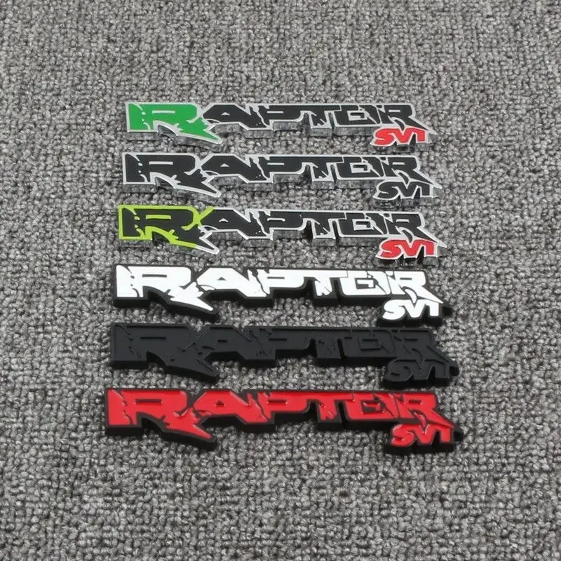 Suitable for Raptor logo RAPTOR SVT decorative sticker fx4 F150 modified metal car sticker side label