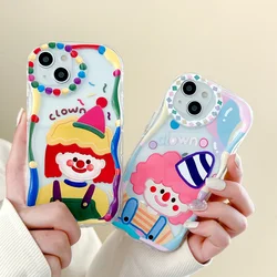 Luxury 3D Wavy Case For IPhone 11 XR 7 8 6 6S Plus 11 12 13 14 Pro XS Max X SE 2020 Flowet Cartoon Soft TPU Cover Funda Coque