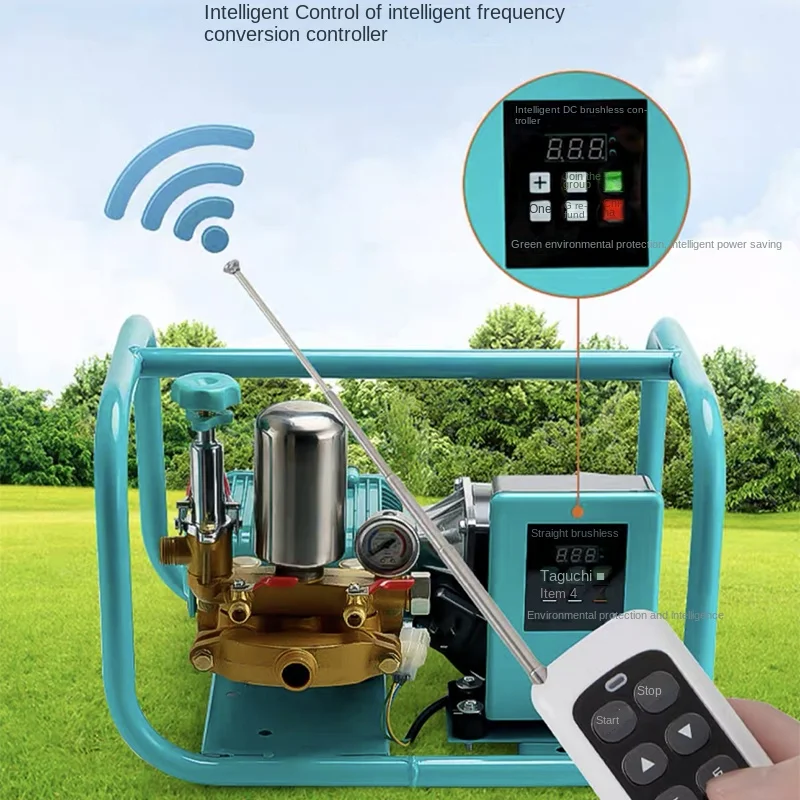 CheapRemote Control Electric Sprayer High Pressure Punch Agricultural Pesticide Sprayer Sprayer Car Wash Irrigation 48V