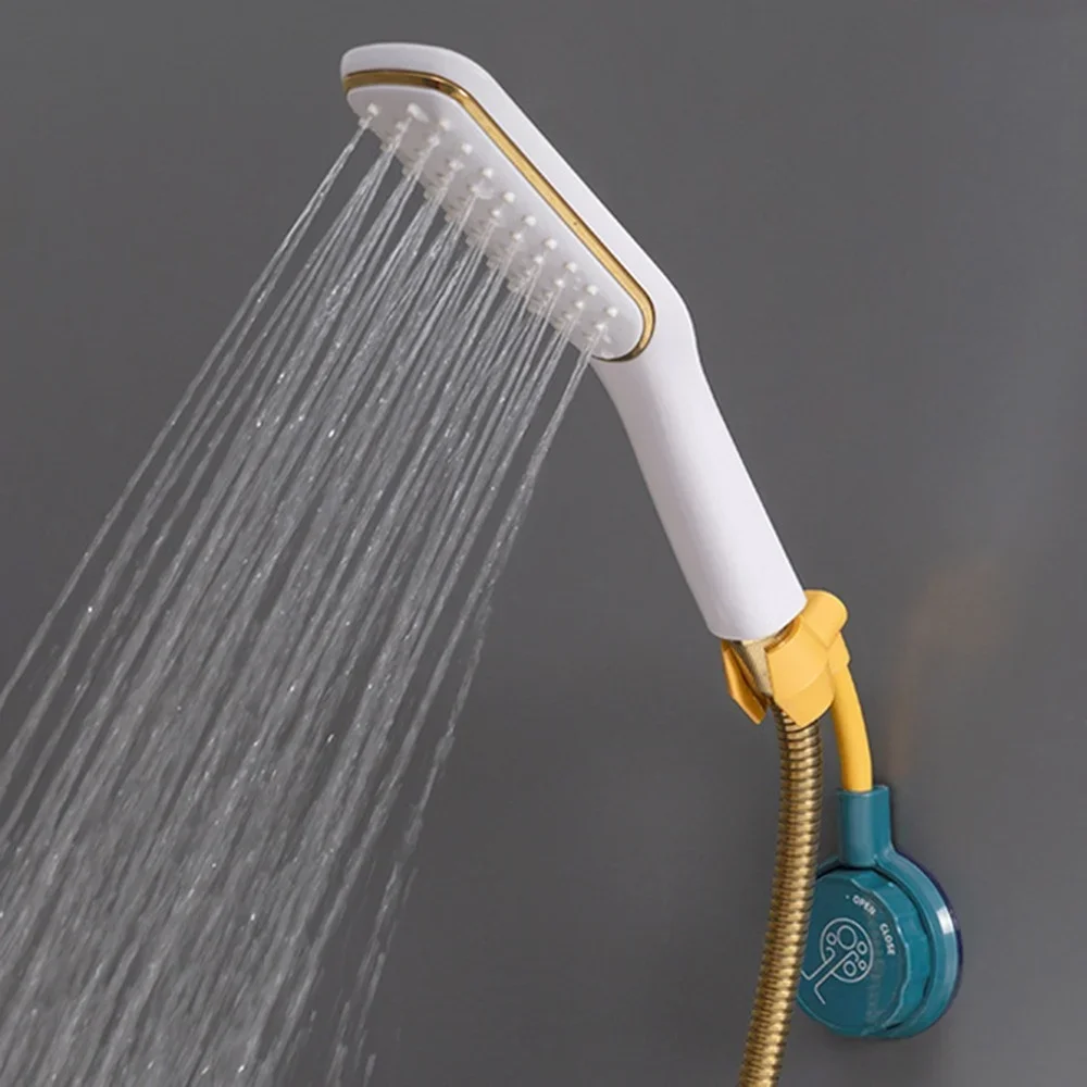 Bathroom Punch-free Shower Head Bracket 360 Degree Rotary Adjustable Suction Cup Mount Holder Shower Stand Nozzle Hanger