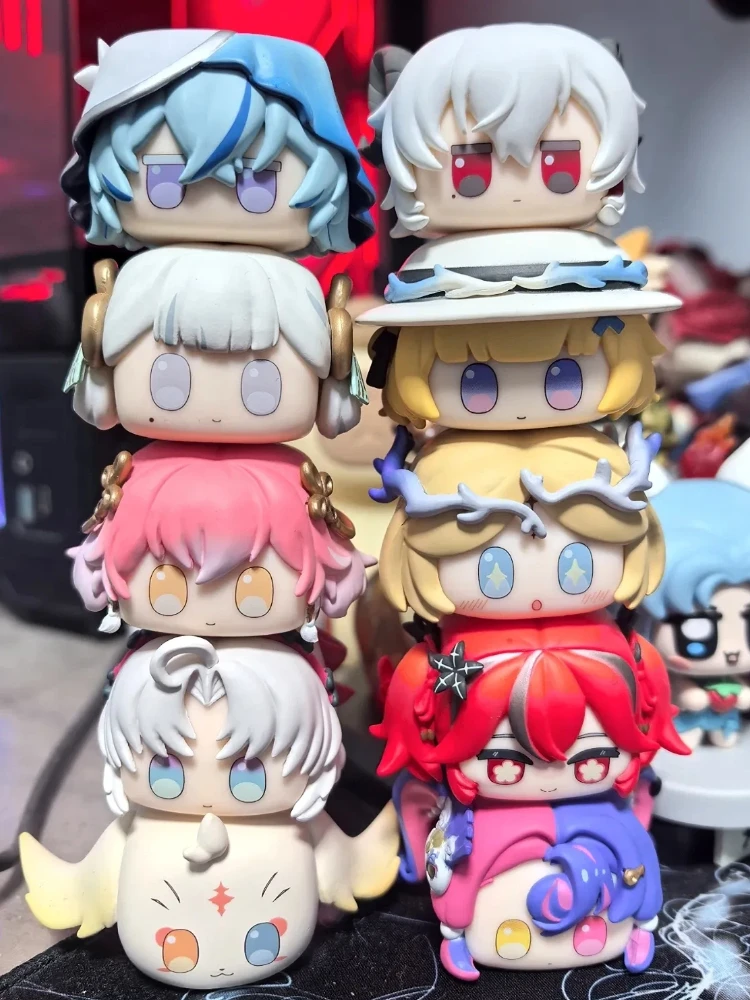 Auf Lager Wuthering Waves Cartethyia & Cantarella Dumpling Stacking Series Blind Box Spiel Anime-Figur Sammelspielzeug Geburtstagsgeschenke