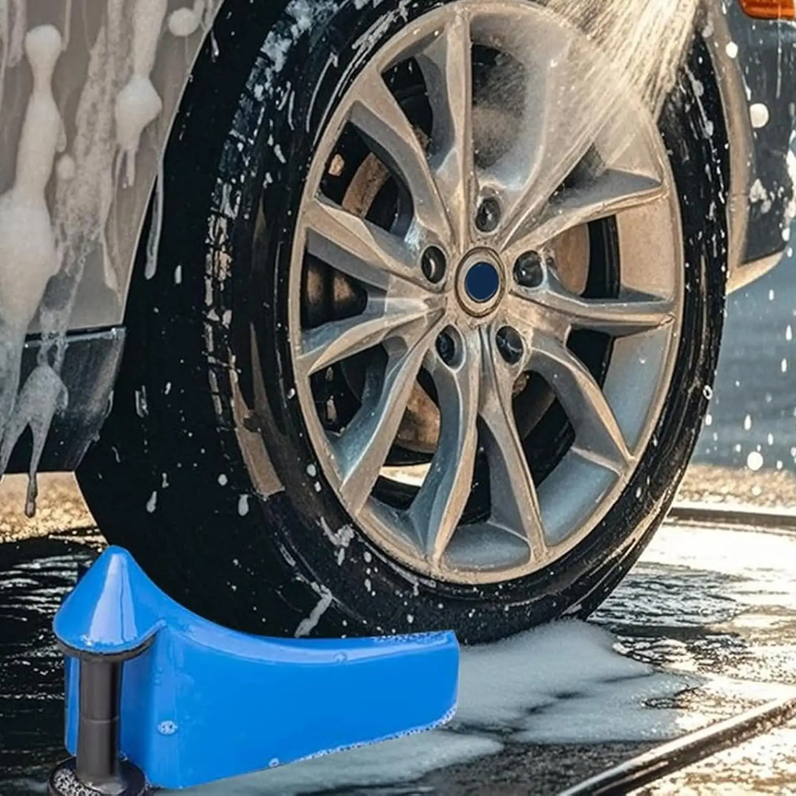 Car Hose Guide Wheel Rolling System Tool Hose Roller Guide for Vehicle Maintenance Washing Detailing Garage Camping Workshop
