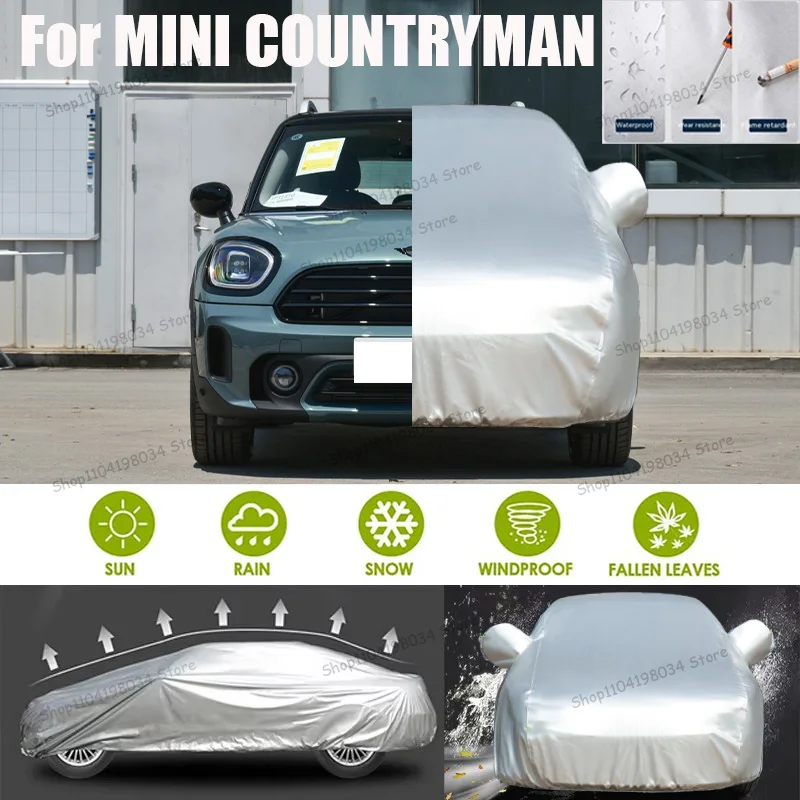 

For MINI COUNTRYMAN Auto Anti snow Anti dust Sunscreen Anti-uv Anti peeling paint And Anti Rainwater 210t car cover Car cover