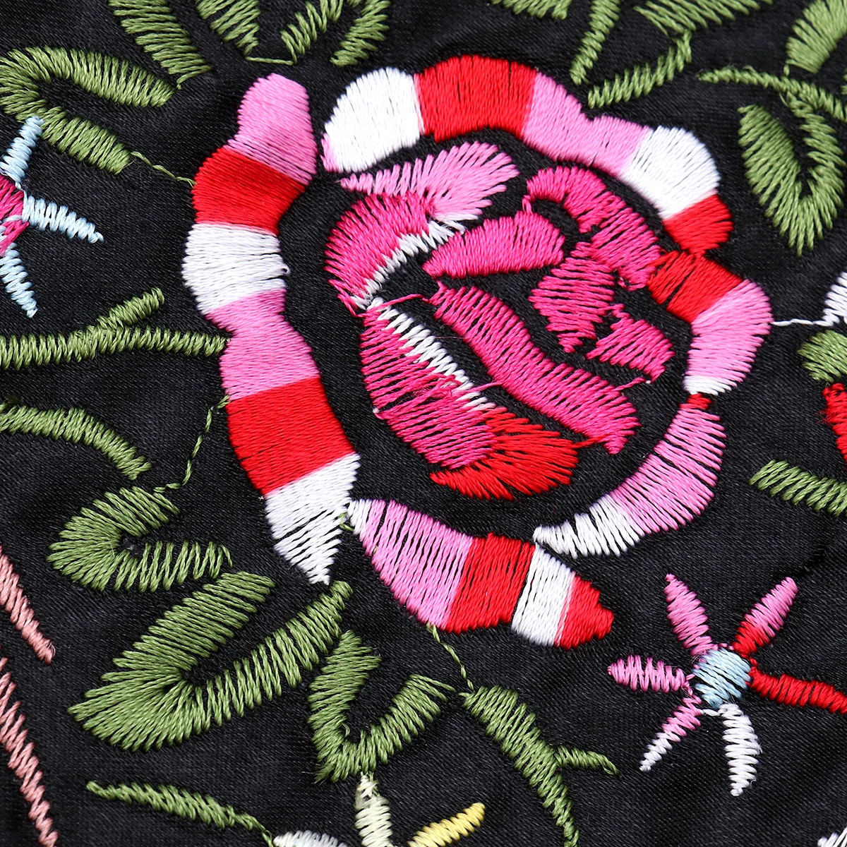 

Handmade Embroidered Jewelry Roll Bag Storage Pouch Tie Closure Travel Jewelry Organizer Earring Bracelet Necklace Bag