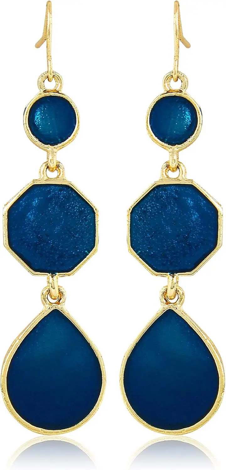 

Elegant Moonlit Drop Earrings for Women