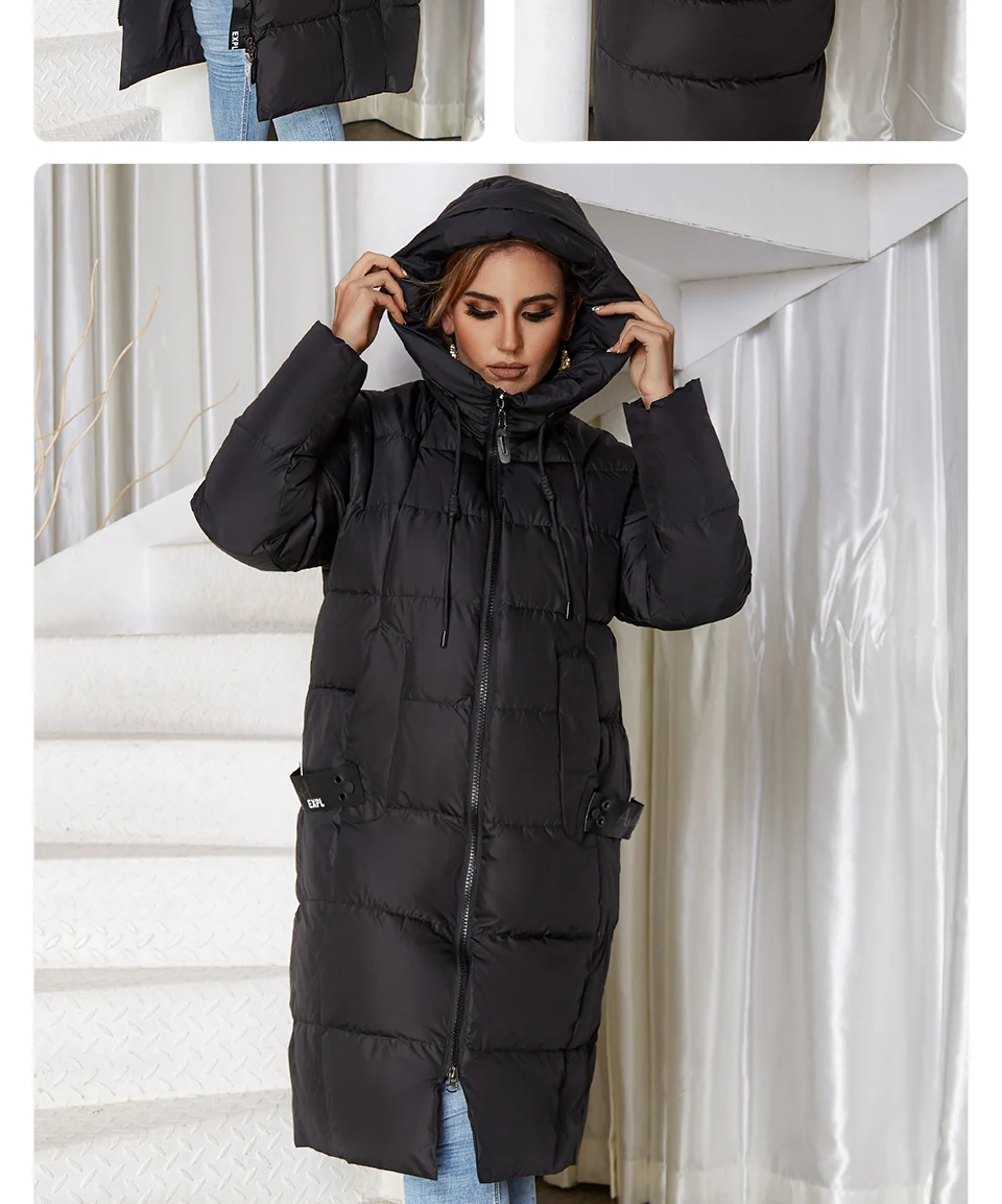 Astrid 2022 Winter new arrival down jacket women loose clothing outerwear quality with hood Plus Size fashion style coat AR-7038