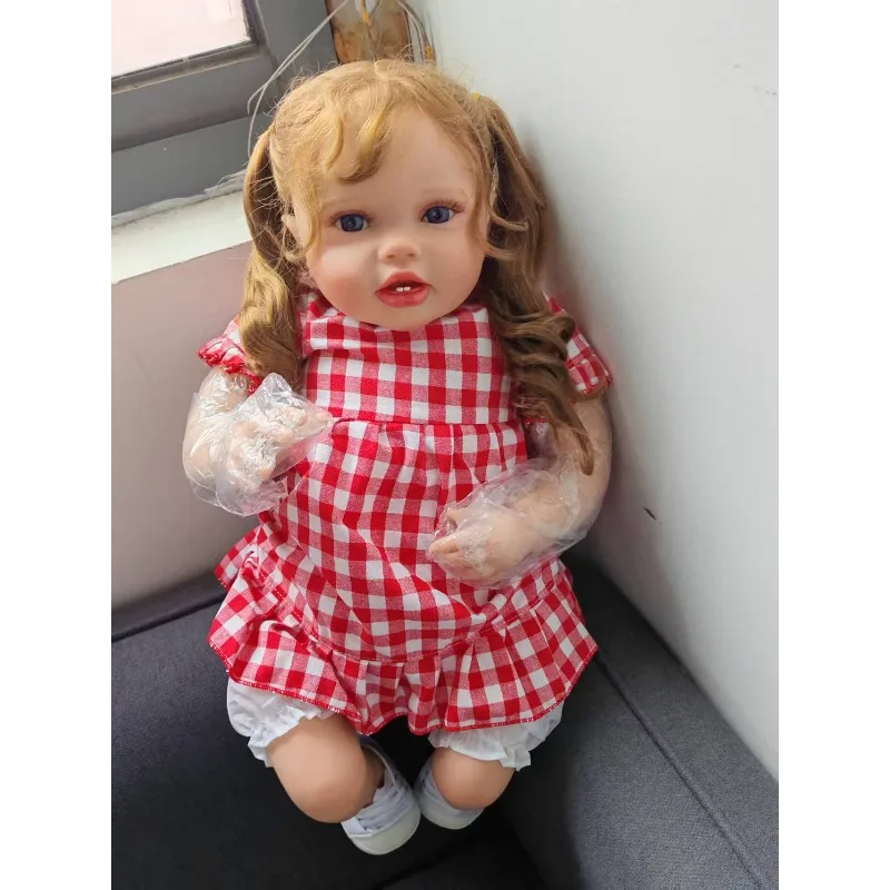 24inch 60cm Reborn Baby Toddler Lottie  Princess Girl lifelike Soft Touch 3D Skin Art Doll