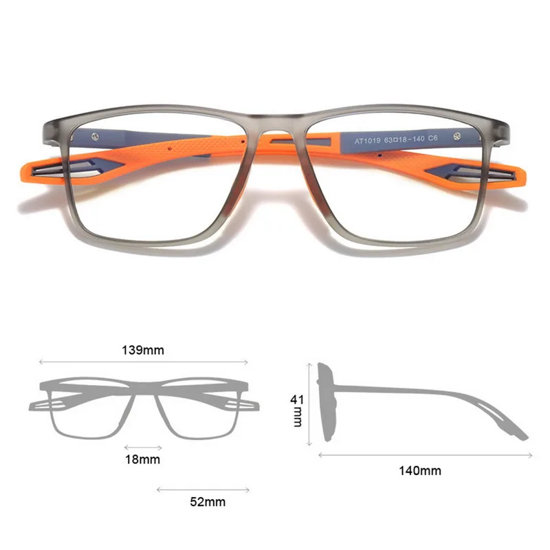 Classic TR Sports miopia occhiali uomo donna Ultralight Anti-blue Light Eyewear Unisex Vintage Near Sight occhiali da vista 0 To -4.0