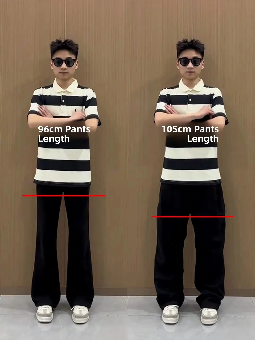 

Bla Ice Silk Straight Leg Men's Trousers Spring Clean Fit Casual Pants Knife Waist Lift up Slimming Micro Flared