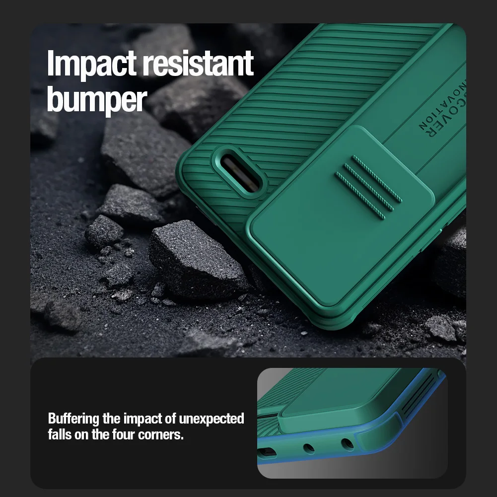 For Xiaomi Redmi Note 13 Pro+ 5G Case NILLKIN Slide Cases Lens Protection Case Anti-skid Cover For Redmi Note 13 Pro plus 5G