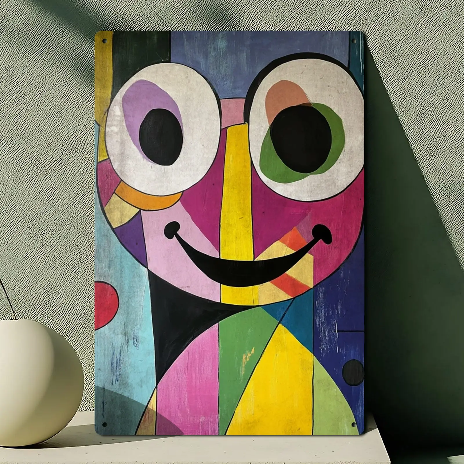 1Pc Retro Happy Fro…