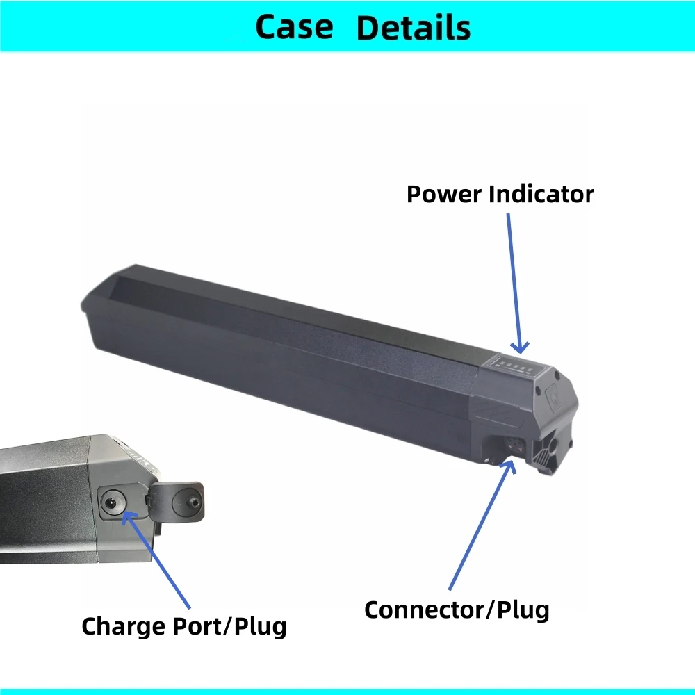 Sunlight 2 Sun Light 2 Ebike Battery Box with Mount Base Bracket Mounting Plate Battery Housing 36V 48V Battery Case SSE-059