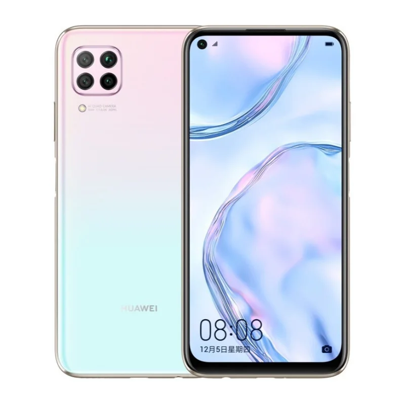 Huawei Nova 6 SE 4G SmartPhone Kirin 810 8GB RAM 128GB ROM 4200mAh 48.0MP Main Camera Original Used Phone