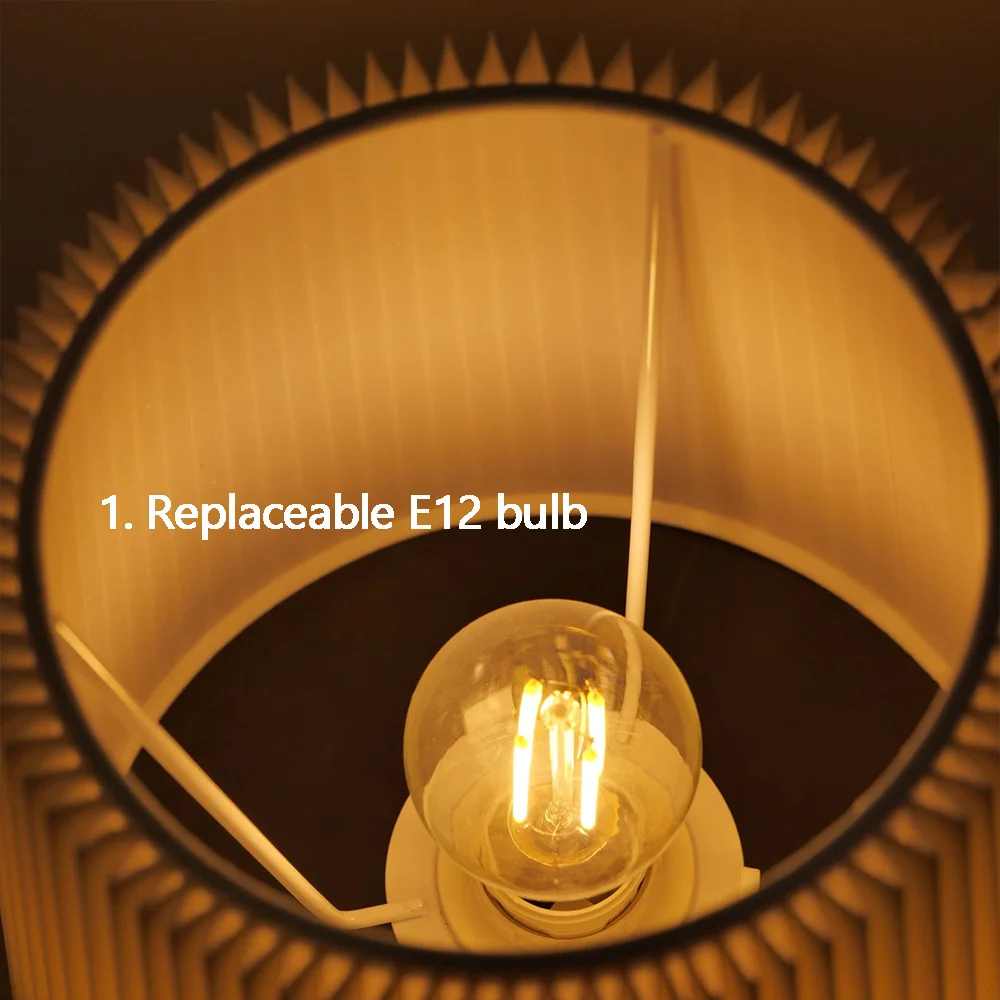 Rechargeable Fabric Touch Table Lamp 5