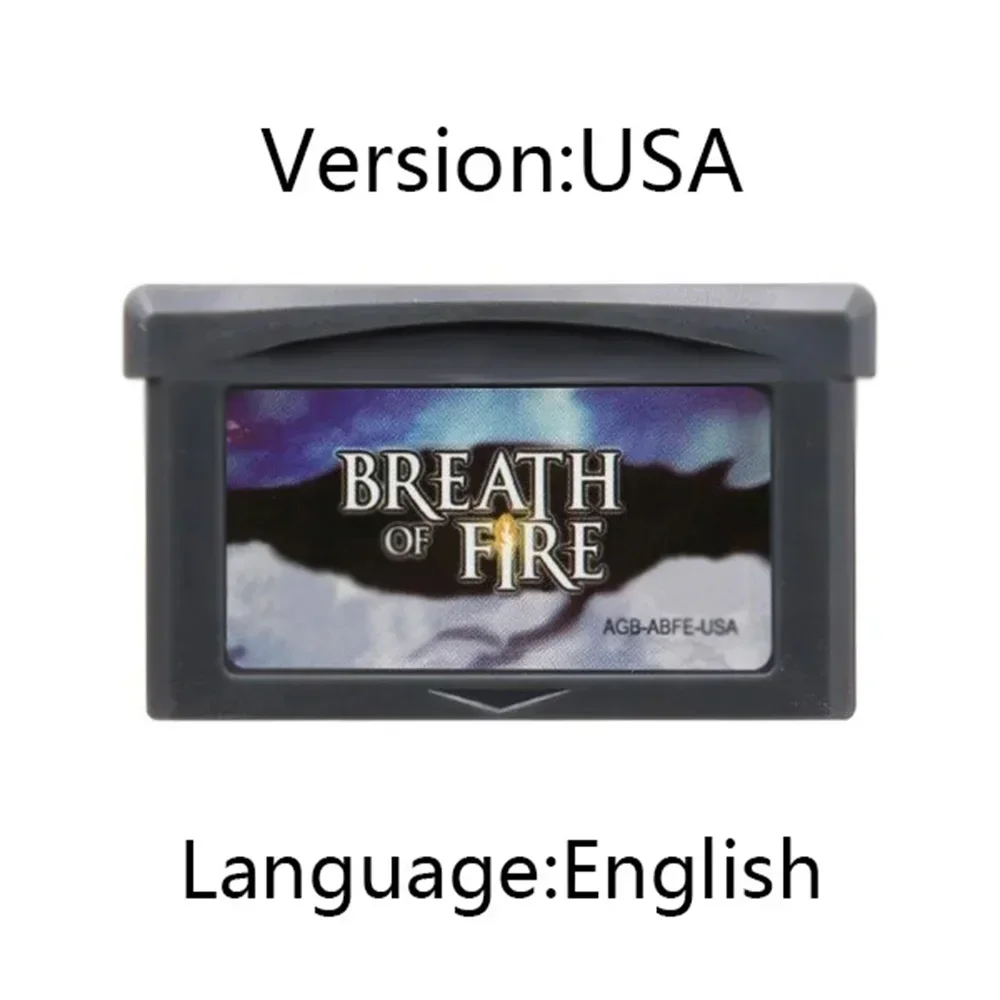 

Игровой картридж GBA Breath of Fire Series, 32-битная игровая консоль, карта Breath Fire 2