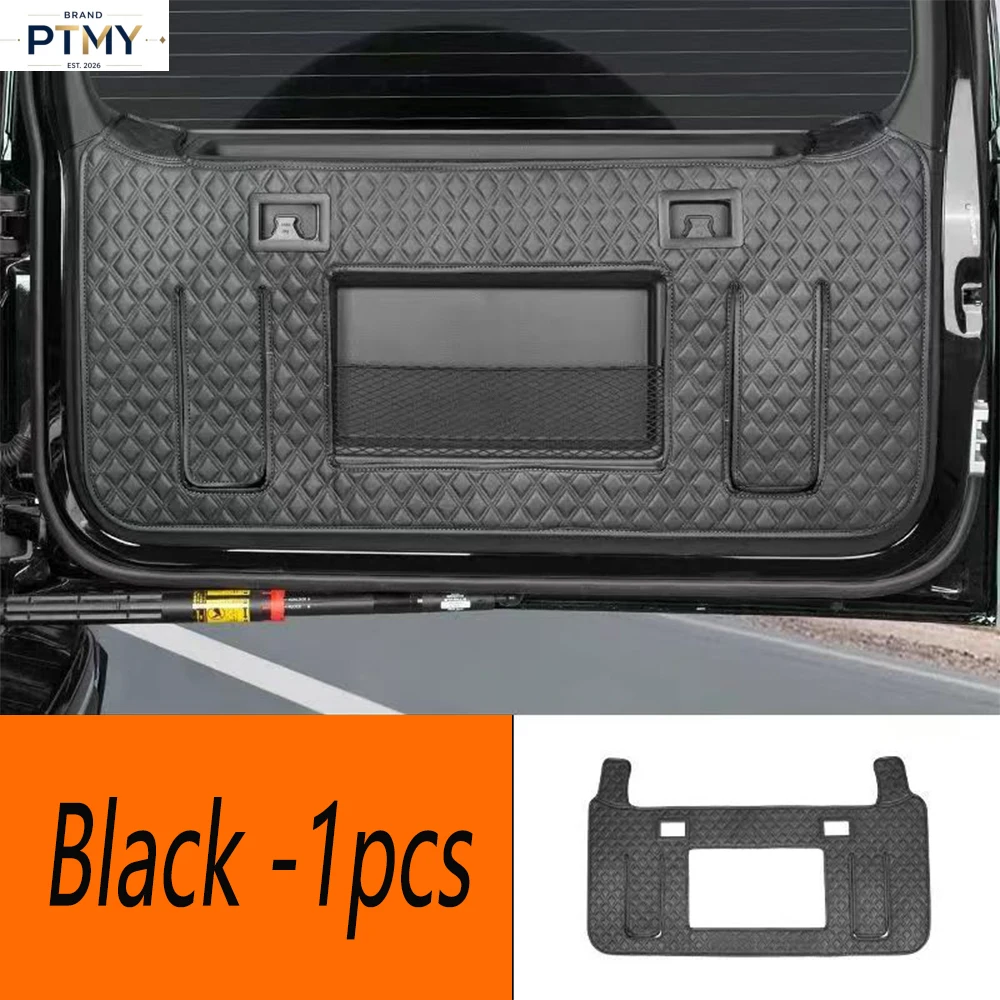 For Haval H9 2nd 2024-2026 Car Rear Trunk Tailgate Anti-kick Protective Mat Leather Decoration Pad Outlander Refit Accessories