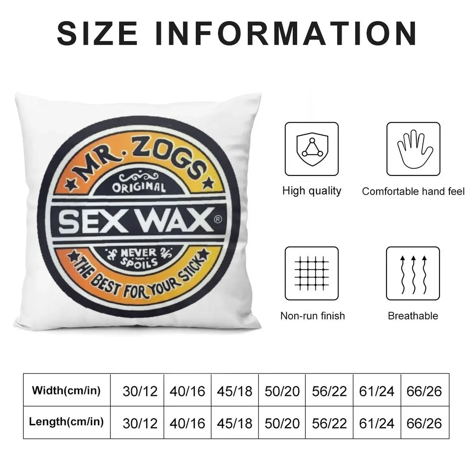 Mr Zogs Sex wax Throw Pillow pillow cover luxury Sofa Cushions Anime pillow