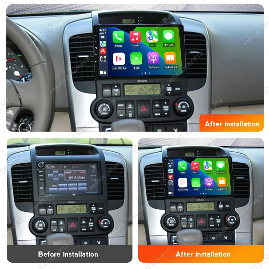MEKEDE 2 Din IPS Screen Car Stereo Radio Video Multimedia Player For KIA Carnival VQ 2006-2014 Carplay Navigation DSP Autoradio