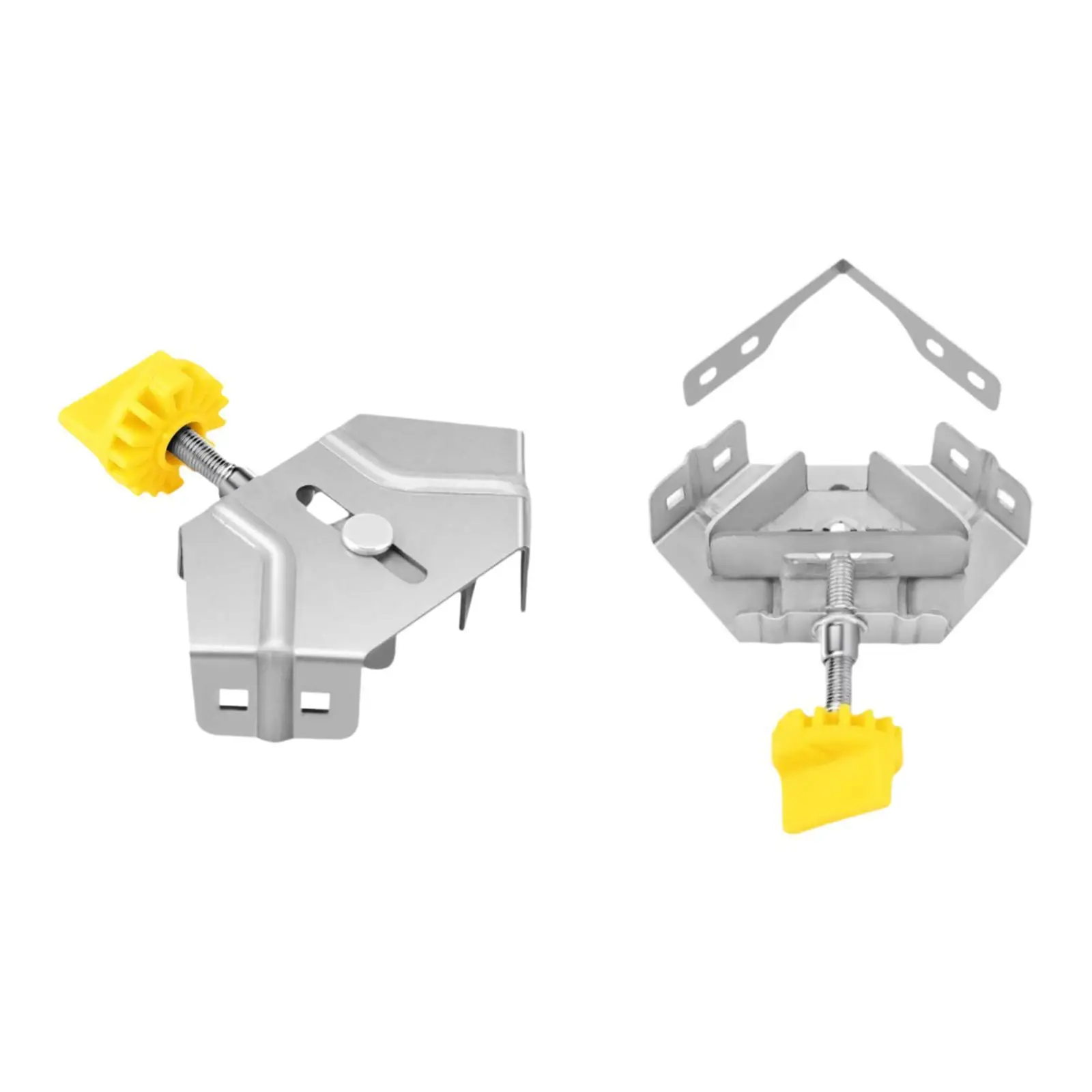 Corner Clamp Adjustable 90 Degree Right Angle Vise Aluminum Alloy Single Handle for Picture Frame and Cabinet Making