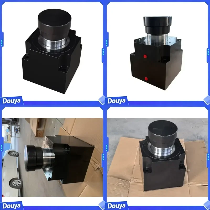 Custom Large Bore square Hydraulic Cylinders, Double-acting Compact Oil Cylinders for Use in Mechanical Engineering Vehicles.