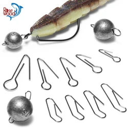 Rosewood Cheburashka Jig Sinker Snap Fishing Accessories Metal Stainless Steel Central Pin Wire Needle Lure Fishing Tackle Pesca