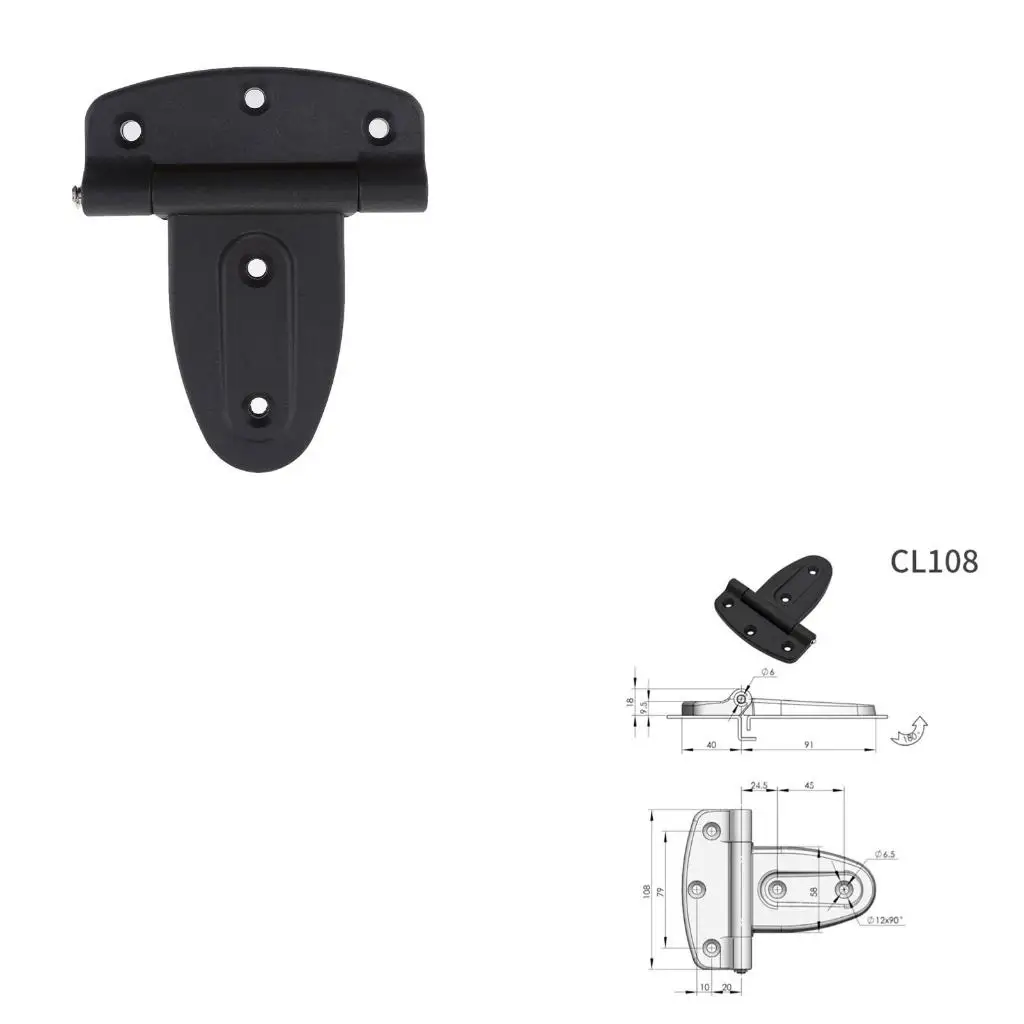 Furniture Handware Hinges Supply Car Nylon Container Room Door Hinge Industrial Cabinet Hinge Handware Gadgets