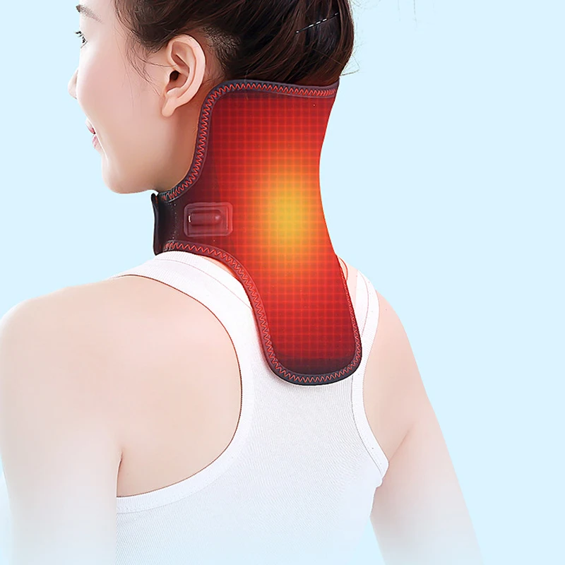 

USB Heating Cervical Protection Belt Charging Heating Car Neck Protection Belt Neck Hot Compress To Keep Neck Warm Household 5V